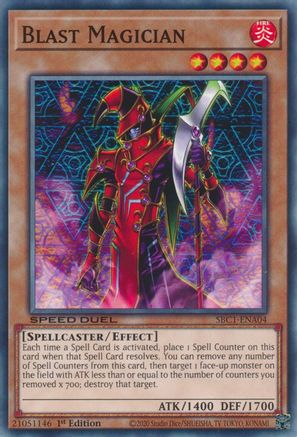 Image of Blast Magician (SBC1-ENA04) - Speed Duel: Streets of Battle City 1st Edition