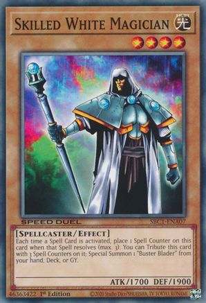 Image of Skilled White Magician (SBC1-ENA07) - Speed Duel: Streets of Battle City 1st Edition