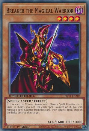 Image of Breaker the Magical Warrior (SBC1-ENA08) - Speed Duel: Streets of Battle City 1st Edition