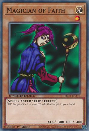 Image of Magician of Faith (A) (SBC1-ENA10) - Speed Duel: Streets of Battle City 1st Edition