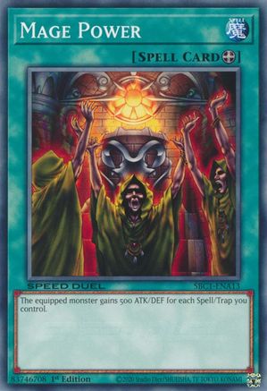 Image of Mage Power (SBC1-ENA13) - Speed Duel: Streets of Battle City 1st Edition