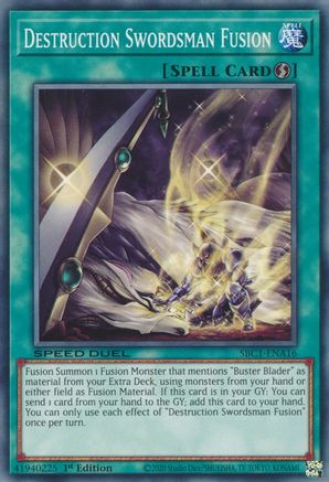 Image of Destruction Swordsman Fusion (SBC1-ENA16) - Speed Duel: Streets of Battle City 1st Edition