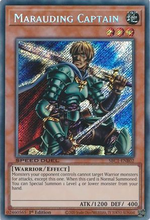 Image of Marauding Captain (Secret Rare) (SBC1-ENB02) - Speed Duel: Streets of Battle City 1st Edition
