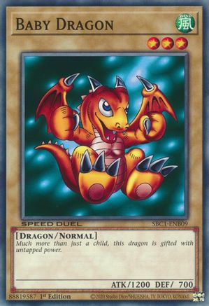 Image of Baby Dragon (SBC1-ENB09) - Speed Duel: Streets of Battle City 1st Edition