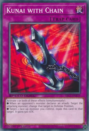 Image of Kunai with Chain (SBC1-ENB19) - Speed Duel: Streets of Battle City 1st Edition