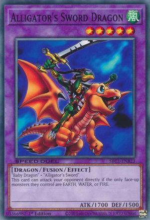 Image of Alligator's Sword Dragon (SBC1-ENB23) - Speed Duel: Streets of Battle City 1st Edition