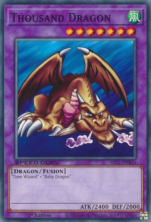 Image of Thousand Dragon (SBC1-ENB24) - Speed Duel: Streets of Battle City 1st Edition