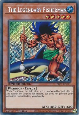Image of The Legendary Fisherman (Secret Rare) (SBC1-ENC01) - Speed Duel: Streets of Battle City 1st Edition