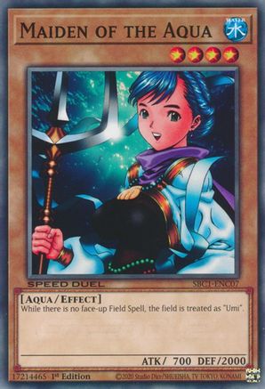 Image of Maiden of the Aqua (SBC1-ENC07) - Speed Duel: Streets of Battle City 1st Edition