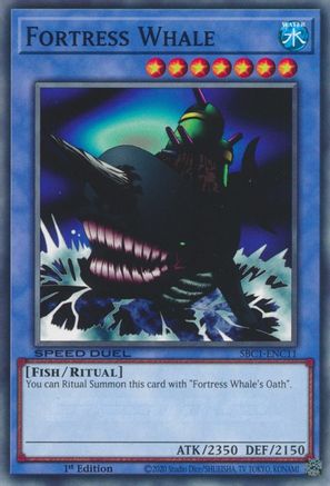 Image of Fortress Whale (SBC1-ENC11) - Speed Duel: Streets of Battle City 1st Edition