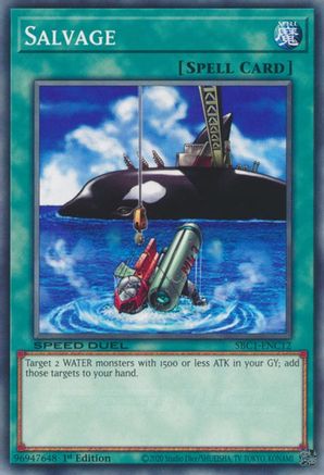 Image of Salvage (SBC1-ENC12) - Speed Duel: Streets of Battle City 1st Edition