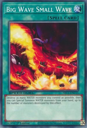 Image of Big Wave Small Wave (SBC1-ENC15) - Speed Duel: Streets of Battle City 1st Edition