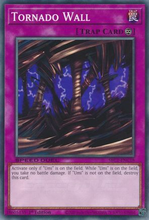 Image of Tornado Wall (SBC1-ENC18) - Speed Duel: Streets of Battle City 1st Edition