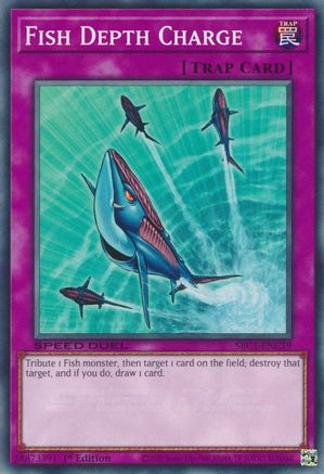 Image of Fish Depth Charge (SBC1-ENC19) - Speed Duel: Streets of Battle City 1st Edition