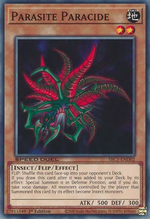 Image of Parasite Paracide (SBC1-END02) - Speed Duel: Streets of Battle City 1st Edition