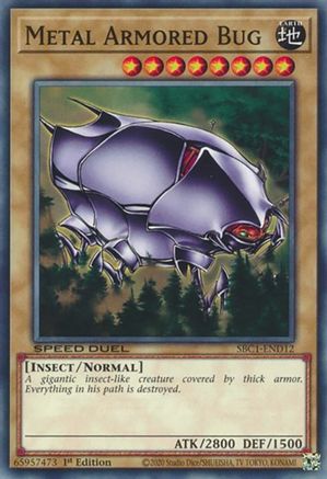 Image of Metal Armored Bug (SBC1-END12) - Speed Duel: Streets of Battle City 1st Edition