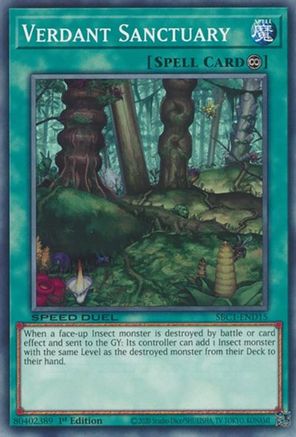 Image of Verdant Sanctuary (SBC1-END15) - Speed Duel: Streets of Battle City 1st Edition