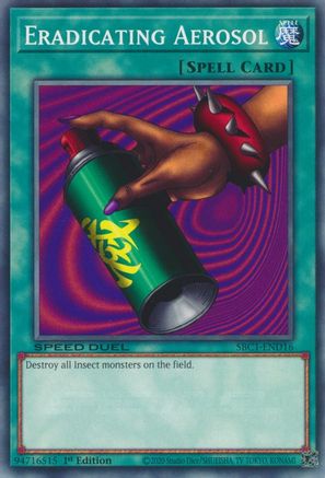 Image of Eradicating Aerosol (SBC1-END16) - Speed Duel: Streets of Battle City 1st Edition