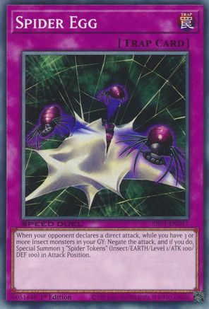 Image of Spider Egg (SBC1-END17) - Speed Duel: Streets of Battle City 1st Edition
