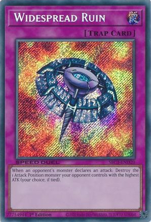 Image of Widespread Ruin (Secret Rare) (SBC1-END20) - Speed Duel: Streets of Battle City 1st Edition