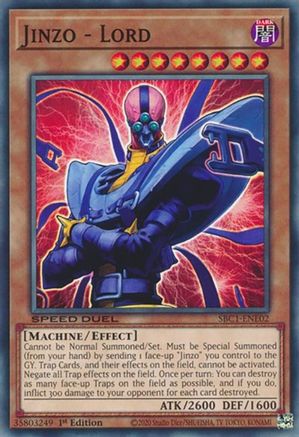 Image of Jinzo - Lord (SBC1-ENE02) - Speed Duel: Streets of Battle City 1st Edition