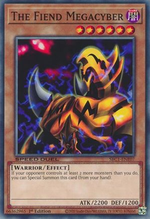 Image of The Fiend Megacyber (SBC1-ENE07) - Speed Duel: Streets of Battle City 1st Edition