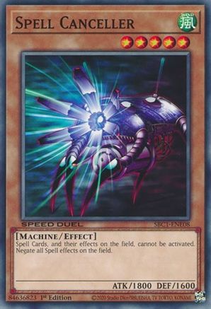 Image of Spell Canceller (SBC1-ENE08) - Speed Duel: Streets of Battle City 1st Edition