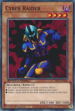 Image of Cyber Raider (SBC1-ENE09) - Speed Duel: Streets of Battle City 1st Edition