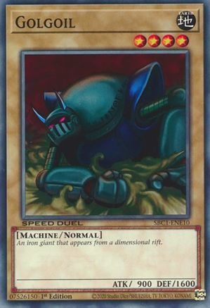 Image of Golgoil (SBC1-ENE10) - Speed Duel: Streets of Battle City 1st Edition