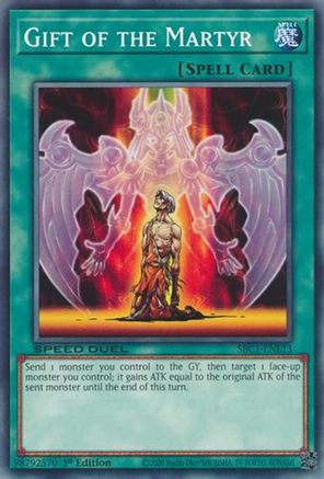 Image of Gift of the Martyr (SBC1-ENE13) - Speed Duel: Streets of Battle City 1st Edition
