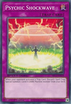 Image of Psychic Shockwave (SBC1-ENE18) - Speed Duel: Streets of Battle City 1st Edition