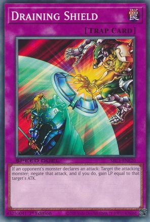 Image of Draining Shield (SBC1-ENE20) - Speed Duel: Streets of Battle City 1st Edition