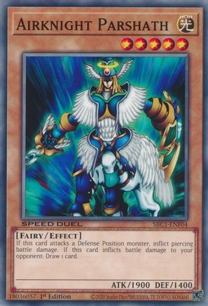 Image of Airknight Parshath (SBC1-ENF04) - Speed Duel: Streets of Battle City 1st Edition