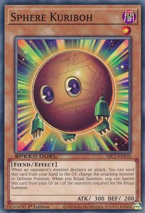 Image of Sphere Kuriboh (SBC1-ENF10) - Speed Duel: Streets of Battle City 1st Edition