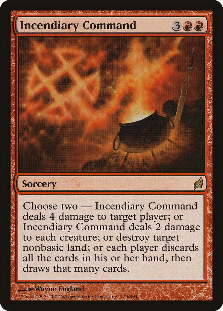 Image of Incendiary Command (LRW-179) - Lorwyn