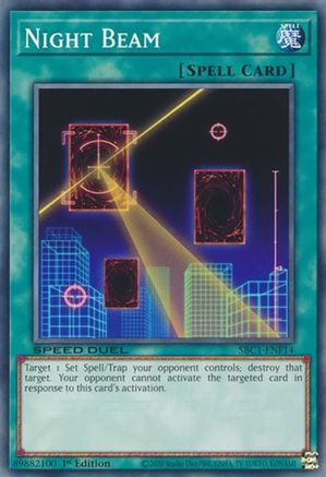 Image of Night Beam (SBC1-ENF14) - Speed Duel: Streets of Battle City 1st Edition