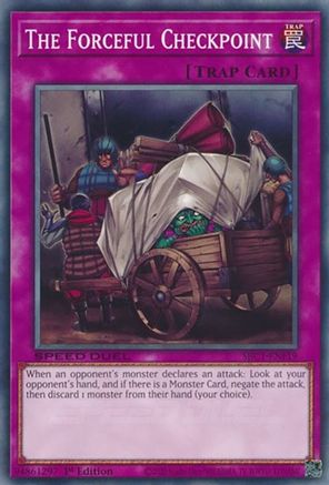 Image of The Forceful Checkpoint (SBC1-ENF19) - Speed Duel: Streets of Battle City 1st Edition