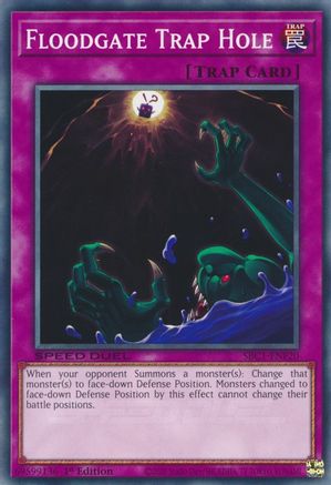 Image of Floodgate Trap Hole (SBC1-ENF20) - Speed Duel: Streets of Battle City 1st Edition