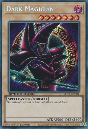 Image of Dark Magician (G) (Secret Rare) (SBC1-ENG01) - Speed Duel: Streets of Battle City 1st Edition