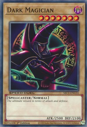 Image of Dark Magician (G) (SBC1-ENG10) - Speed Duel: Streets of Battle City 1st Edition