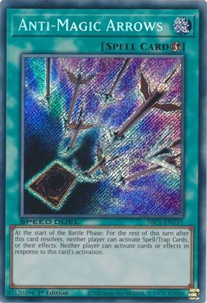 Image of Anti-Magic Arrows (Secret Rare) (SBC1-ENG11) - Speed Duel: Streets of Battle City 1st Edition