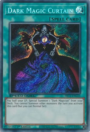 Image of Dark Magic Curtain (Secret Rare) (SBC1-ENG13) - Speed Duel: Streets of Battle City 1st Edition