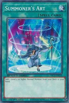 Image of Summoner's Art (SBC1-ENG16) - Speed Duel: Streets of Battle City 1st Edition
