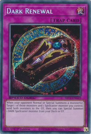Image of Dark Renewal (Secret Rare) (SBC1-ENG19) - Speed Duel: Streets of Battle City 1st Edition