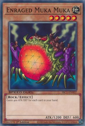 Image of Enraged Muka Muka (SBC1-ENH07) - Speed Duel: Streets of Battle City 1st Edition