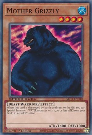 Image of Mother Grizzly (SBC1-ENH10) - Speed Duel: Streets of Battle City 1st Edition