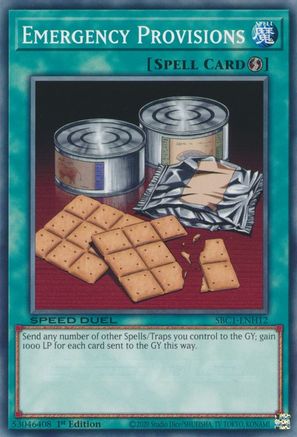 Image of Emergency Provisions (SBC1-ENH12) - Speed Duel: Streets of Battle City 1st Edition