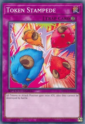 Image of Token Stampede (SBC1-ENH18) - Speed Duel: Streets of Battle City 1st Edition