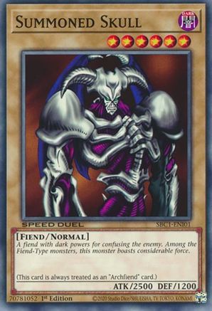 Image of Summoned Skull (SBC1-ENI01) - Speed Duel: Streets of Battle City 1st Edition