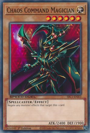 Image of Chaos Command Magician (SBC1-ENI03) - Speed Duel: Streets of Battle City 1st Edition